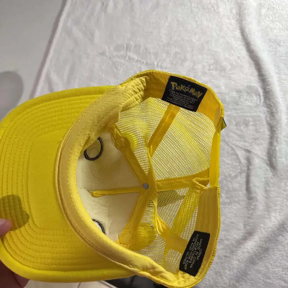 New Pikachu Yellow Trucker Hat with 3D Ears - Pokemon
